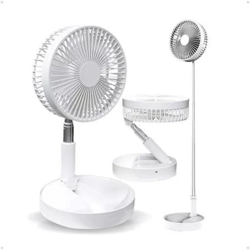 Ventilador recarregável sem fio dobrável