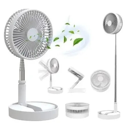 Ventilador recarregável sem fio dobrável